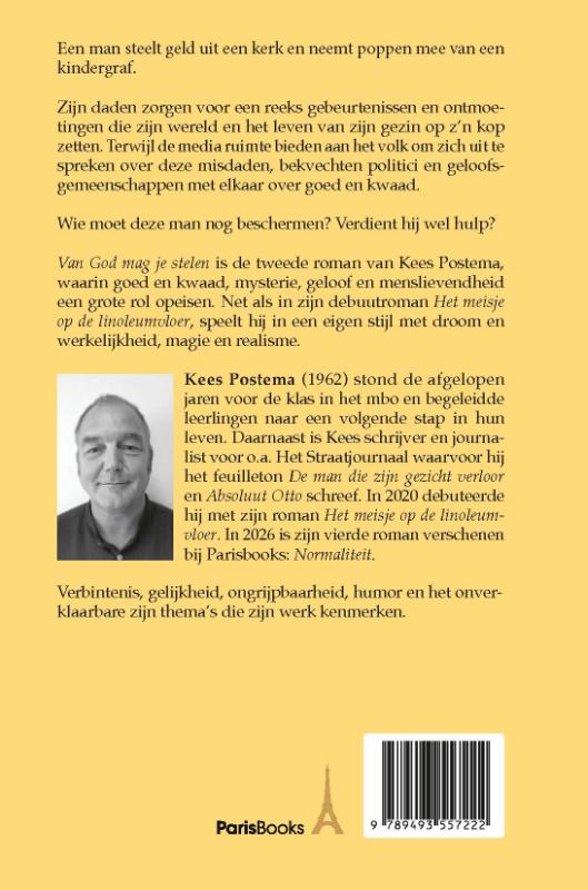 Achterkant van Van God mag je stelen