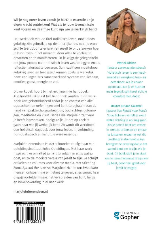 Achterkant van Werkboek