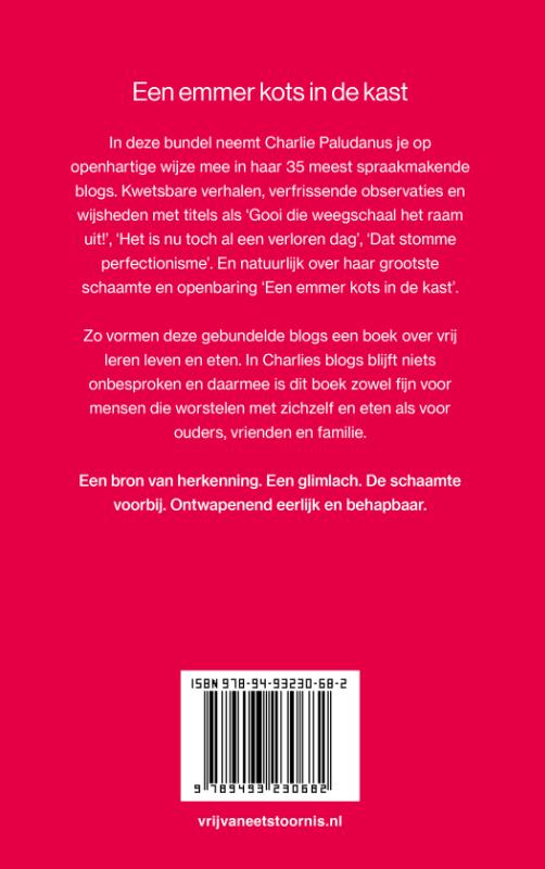 Achterkant van Een emmer kots in de kast