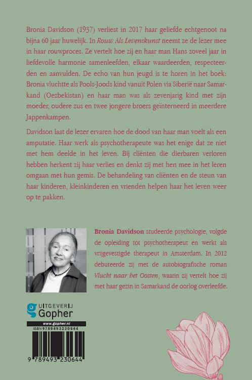 Achterkant van Rouw als levenskunst