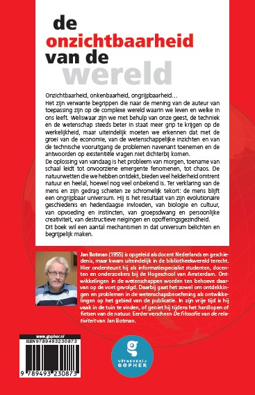 Achterkant van De onzichtbaarheid van de wereld