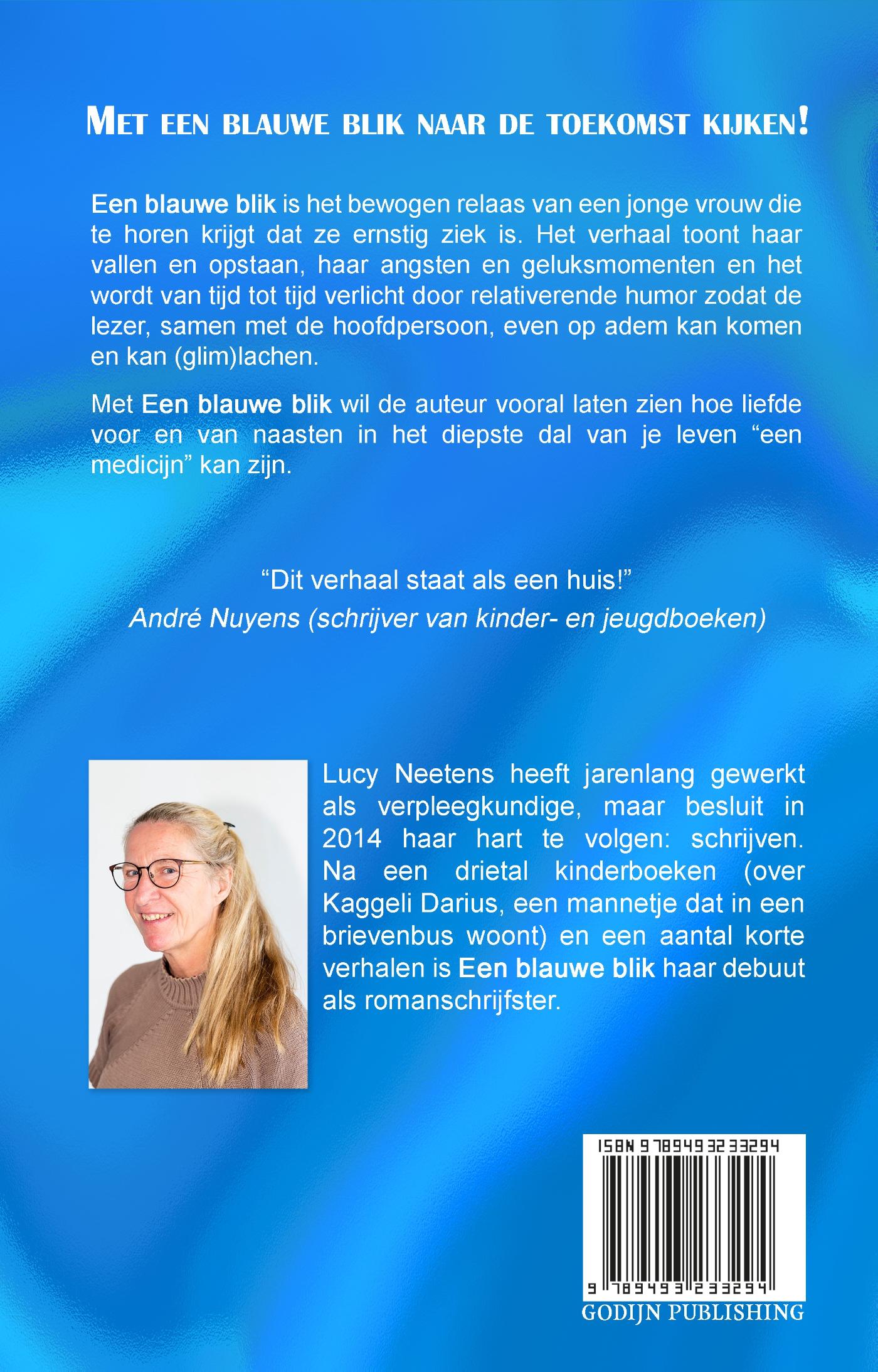 Achterkant van Een blauwe blik