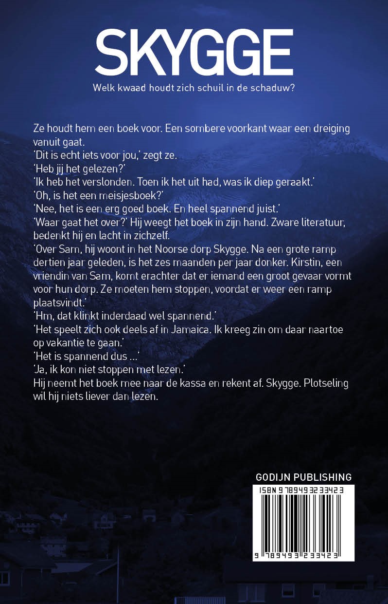 Achterkant van Skygge