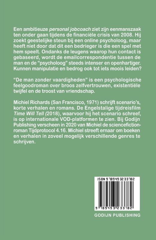 Achterkant van De man zonder vaardigheden