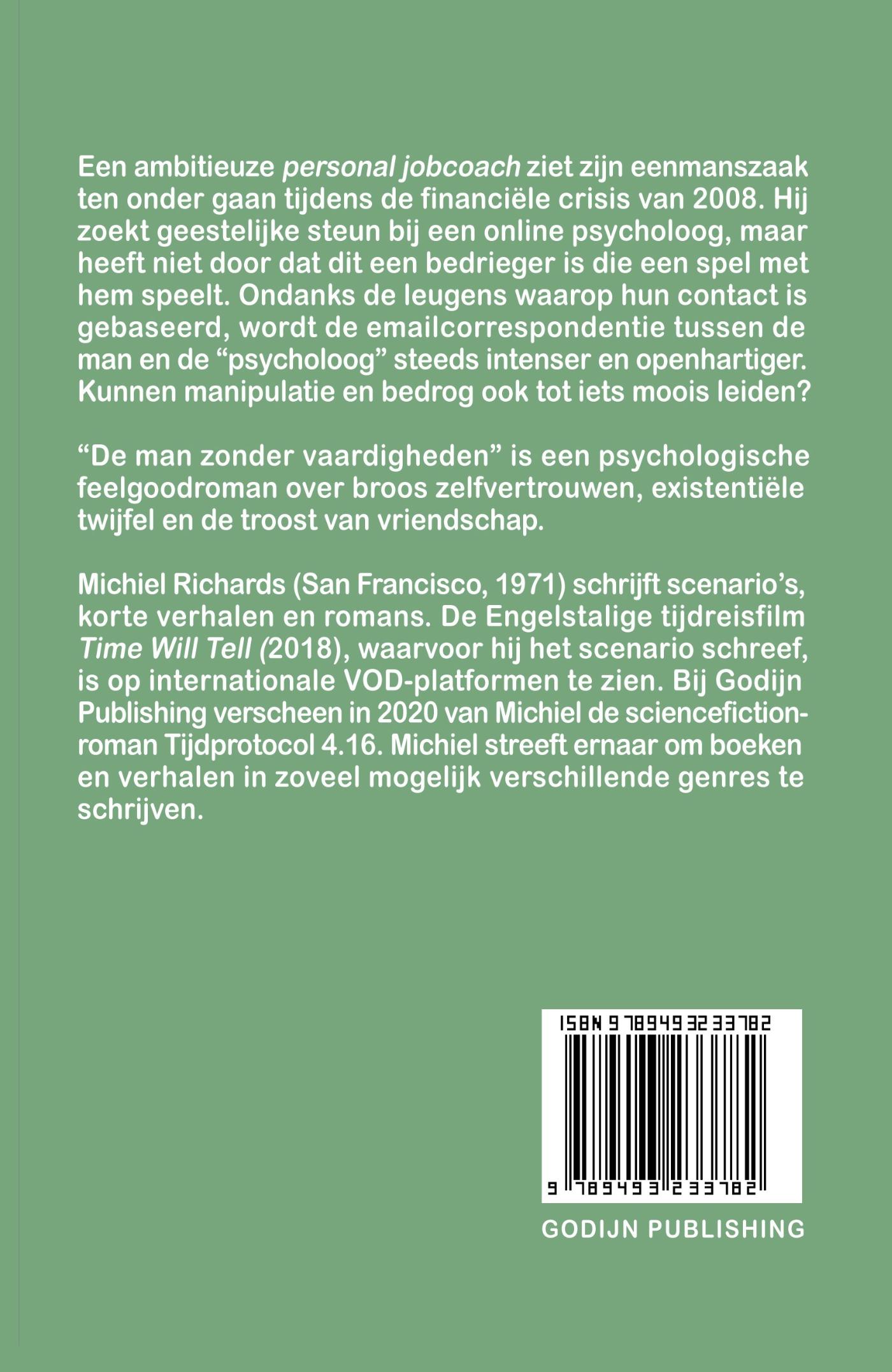 Achterkant van De man zonder vaardigheden