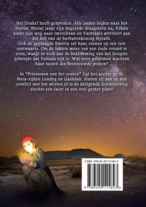 Achterkant van Prinsessen van het oosten