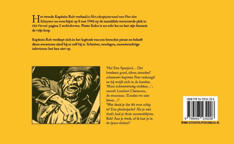Achterkant van Het scheepsjournaal van Peer den Schuymer
