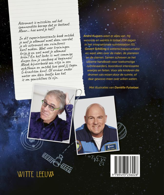 Achterkant van Hoe word ik astronaut?