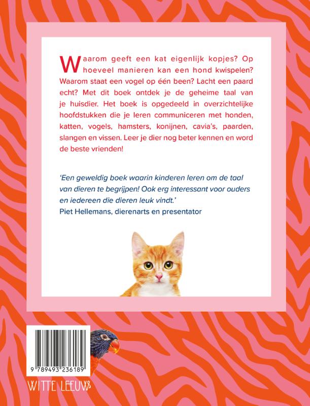 Achterkant van Praten met je huisdier
