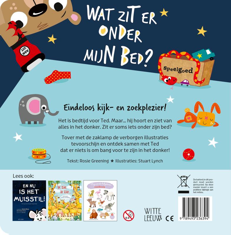 Achterkant van Wat zit er onder mijn bed?