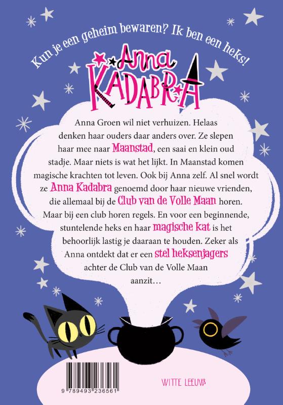 Achterkant van De Club van de Volle Maan