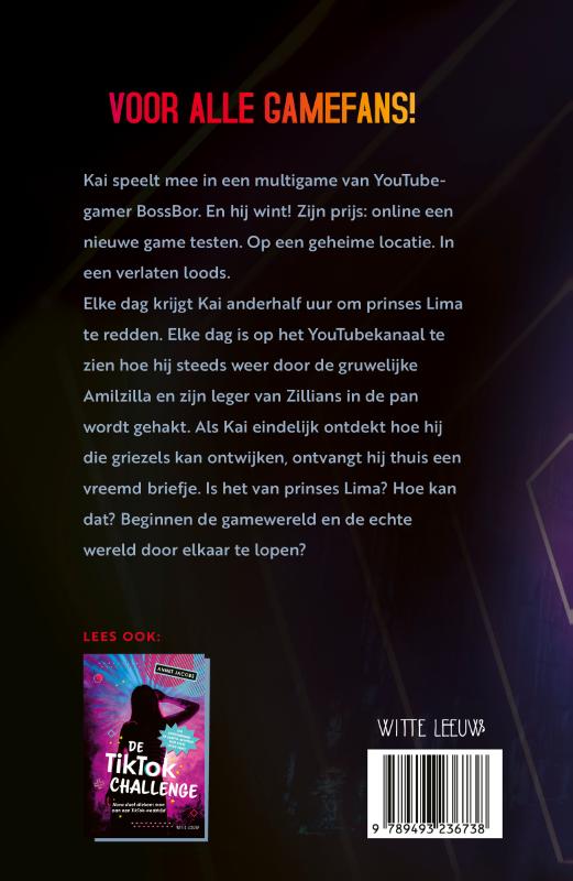 Achterkant van De Game Challenge