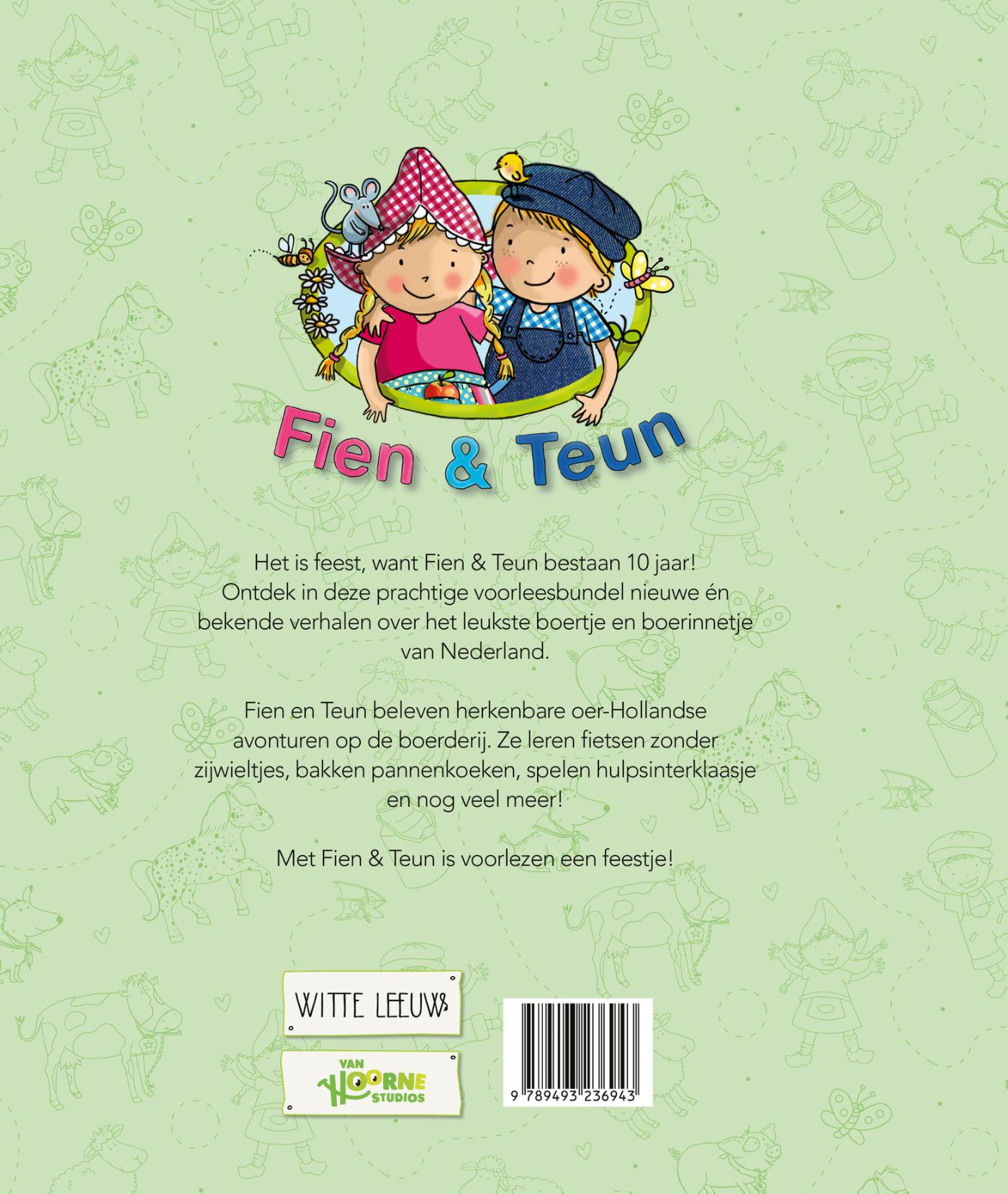 Achterkant van Het grote voorleesboek van Fien & Teun