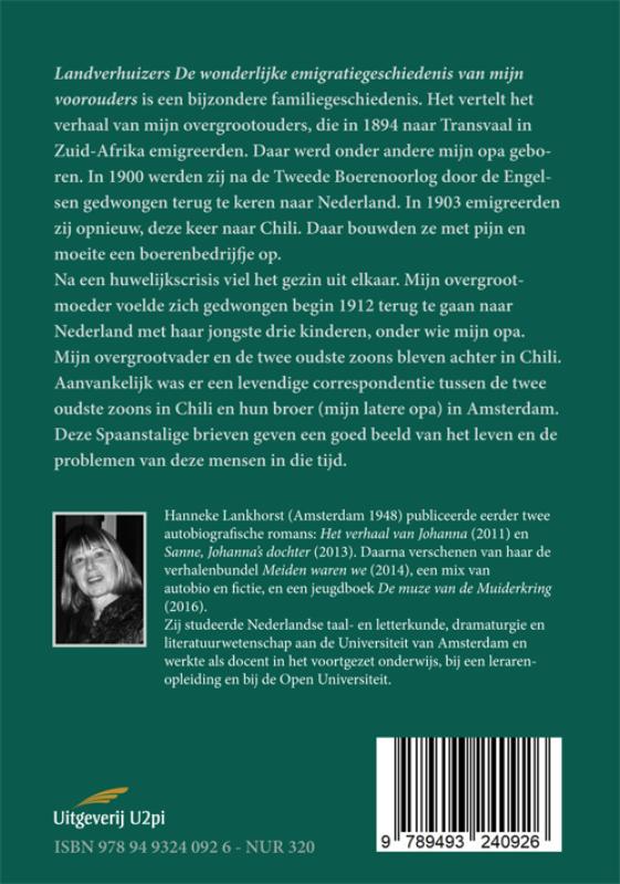 Achterkant van Landverhuizers