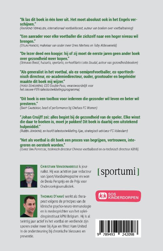 Achterkant van Zo word je een oersterke voetballer