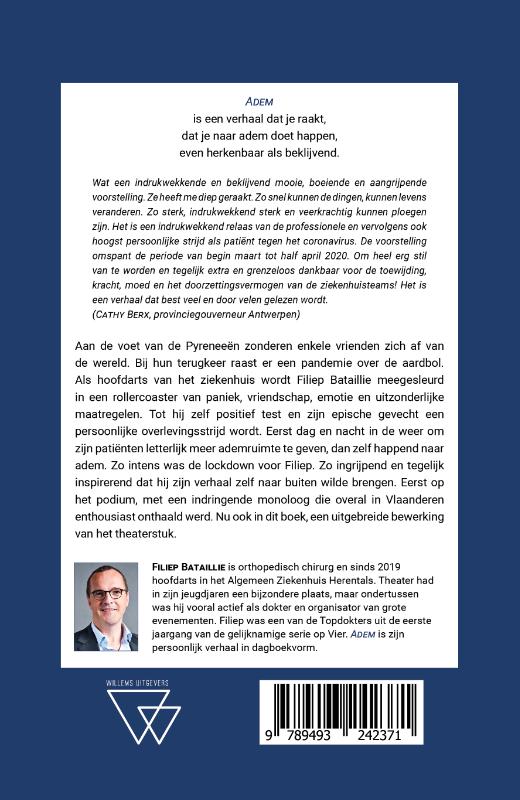 Achterkant van Adem