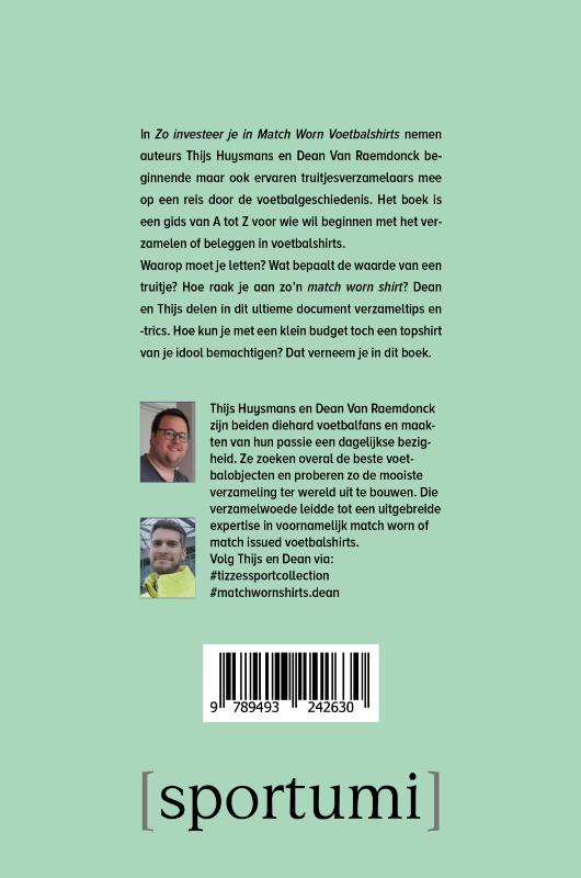Achterkant van Zo investeer je in Match Worn Voetbalshirts
