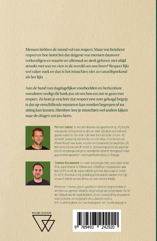 Achterkant van Respect