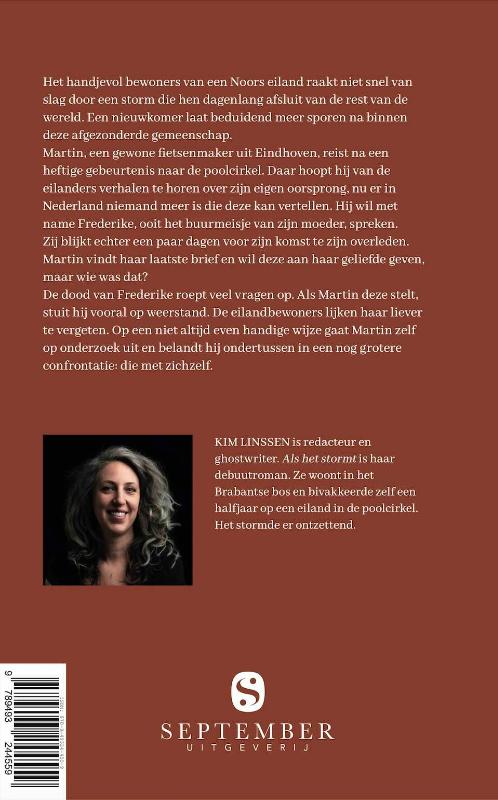Achterkant van Als het stormt