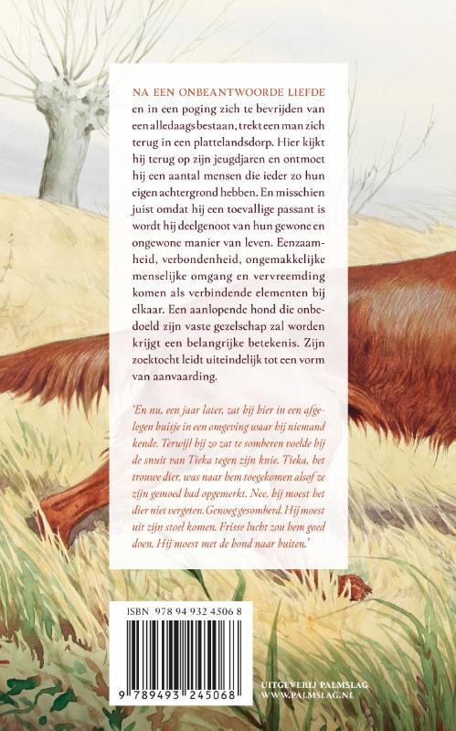 Achterkant van Vanwege een hond