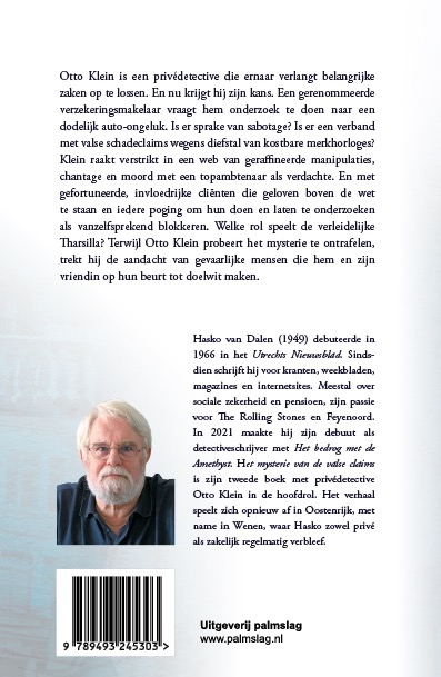 Achterkant van Het mysterie van de valse claims