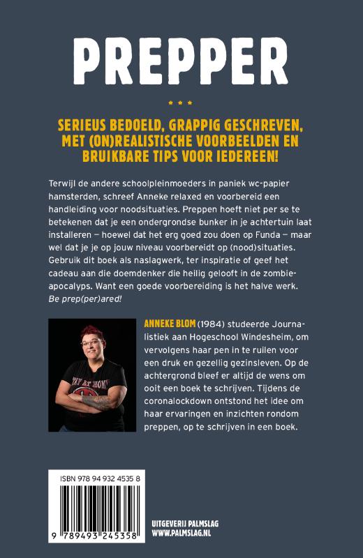 Achterkant van Prepper