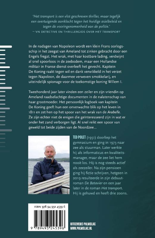Achterkant van Drie meter zand