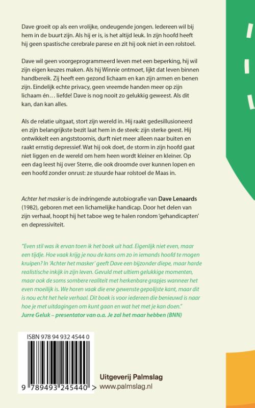 Achterkant van Achter het masker