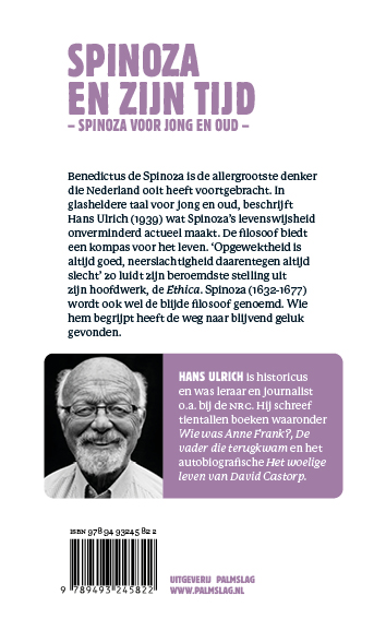Achterkant van Spinoza en zijn tijd