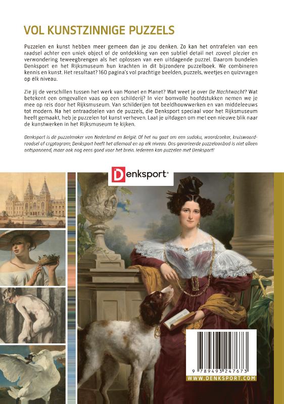 Achterkant van Het Rijksmuseum puzzelboek