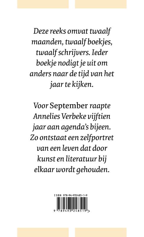 Achterkant van September