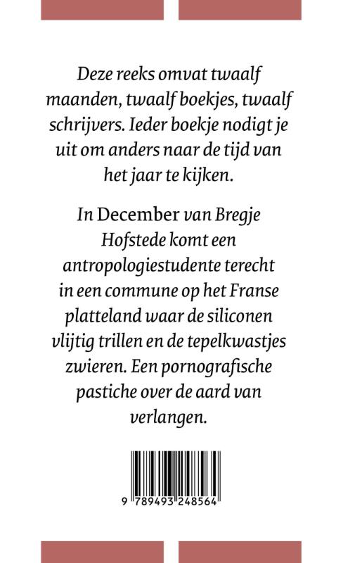 Achterkant van December