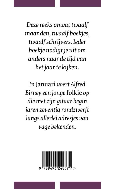 Achterkant van Januari