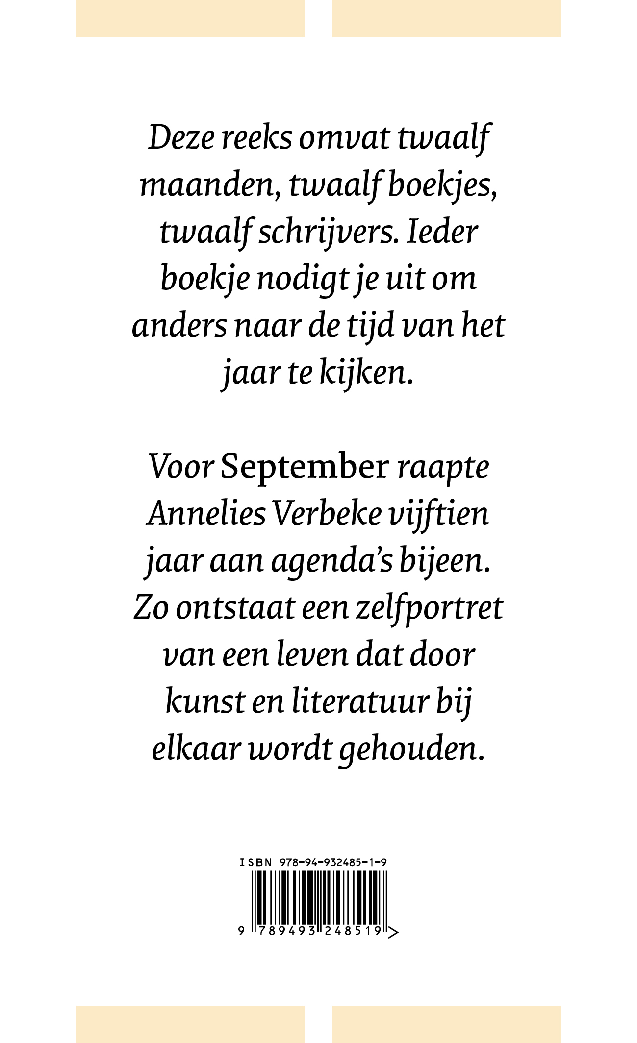 Achterkant van September