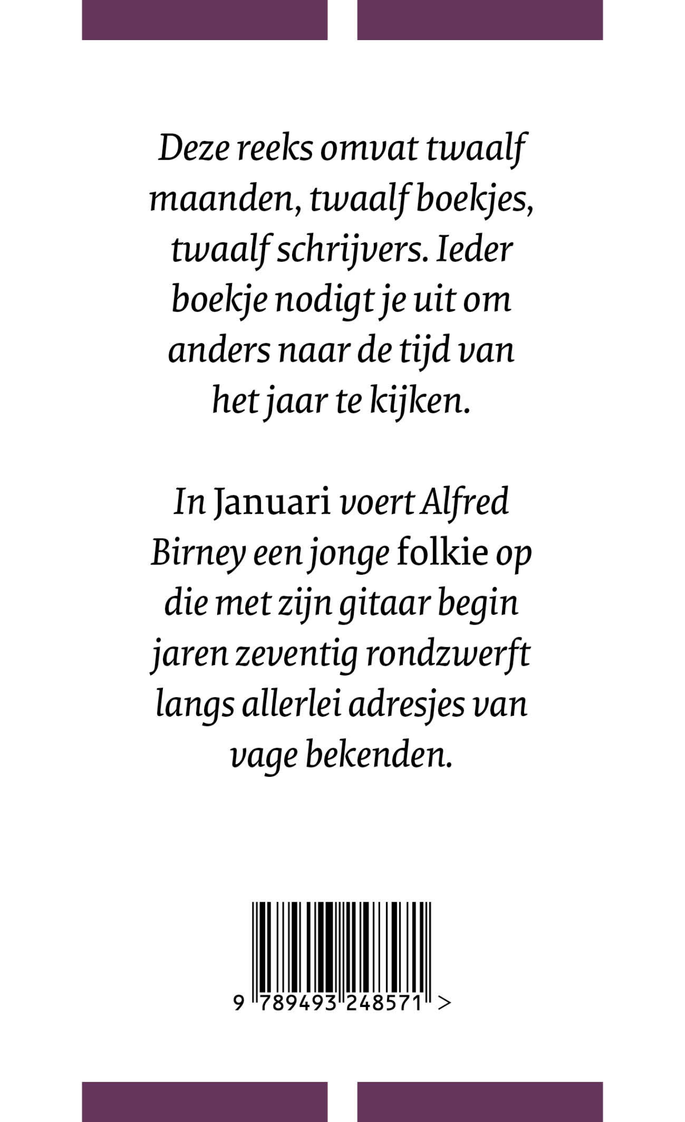 Achterkant van Januari