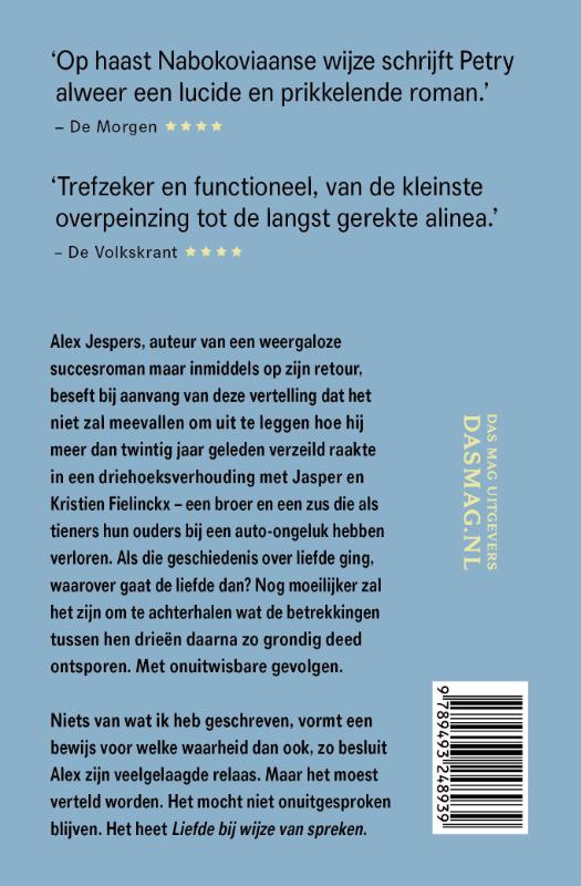 Achterkant van Liefde bij wijze van spreken
