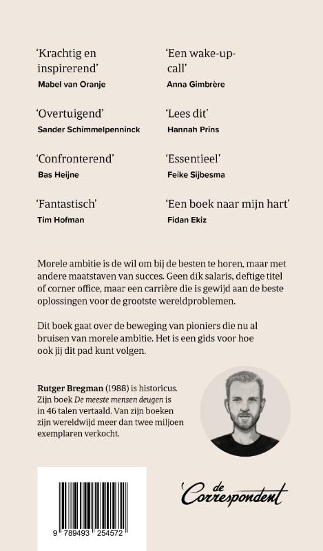 Achterkant van Morele ambitie