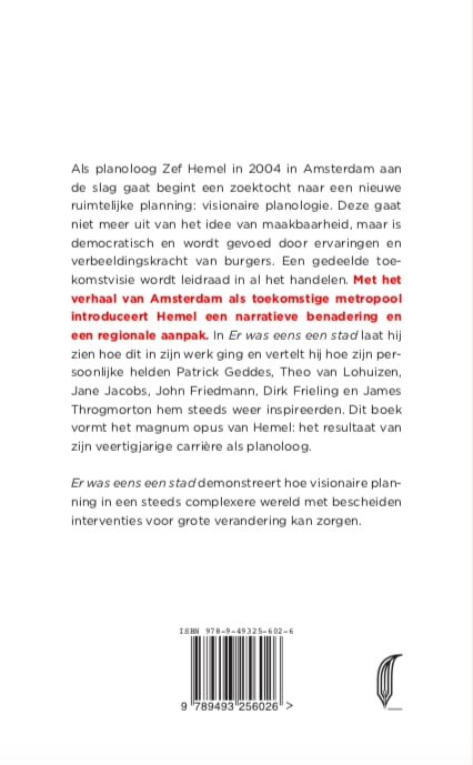 Achterkant van Er was eens een stad
