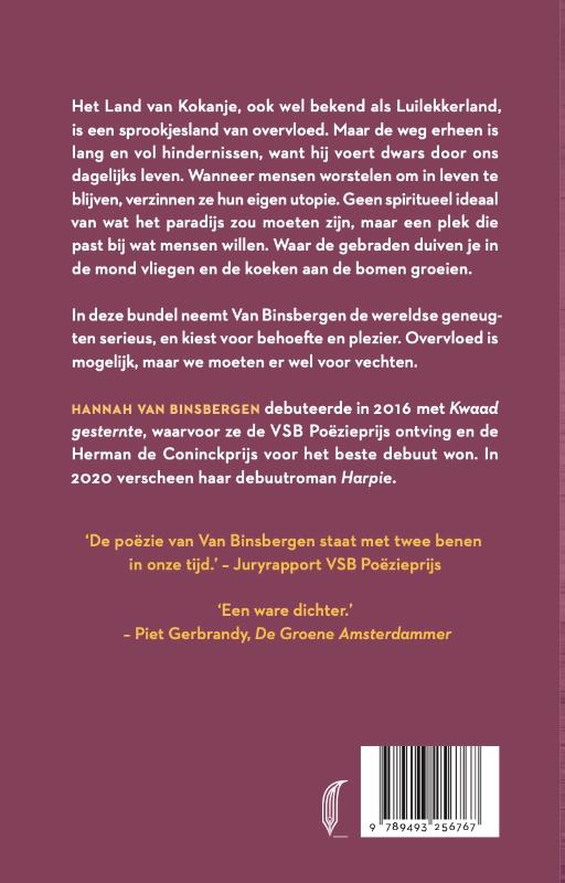 Achterkant van Kokanje