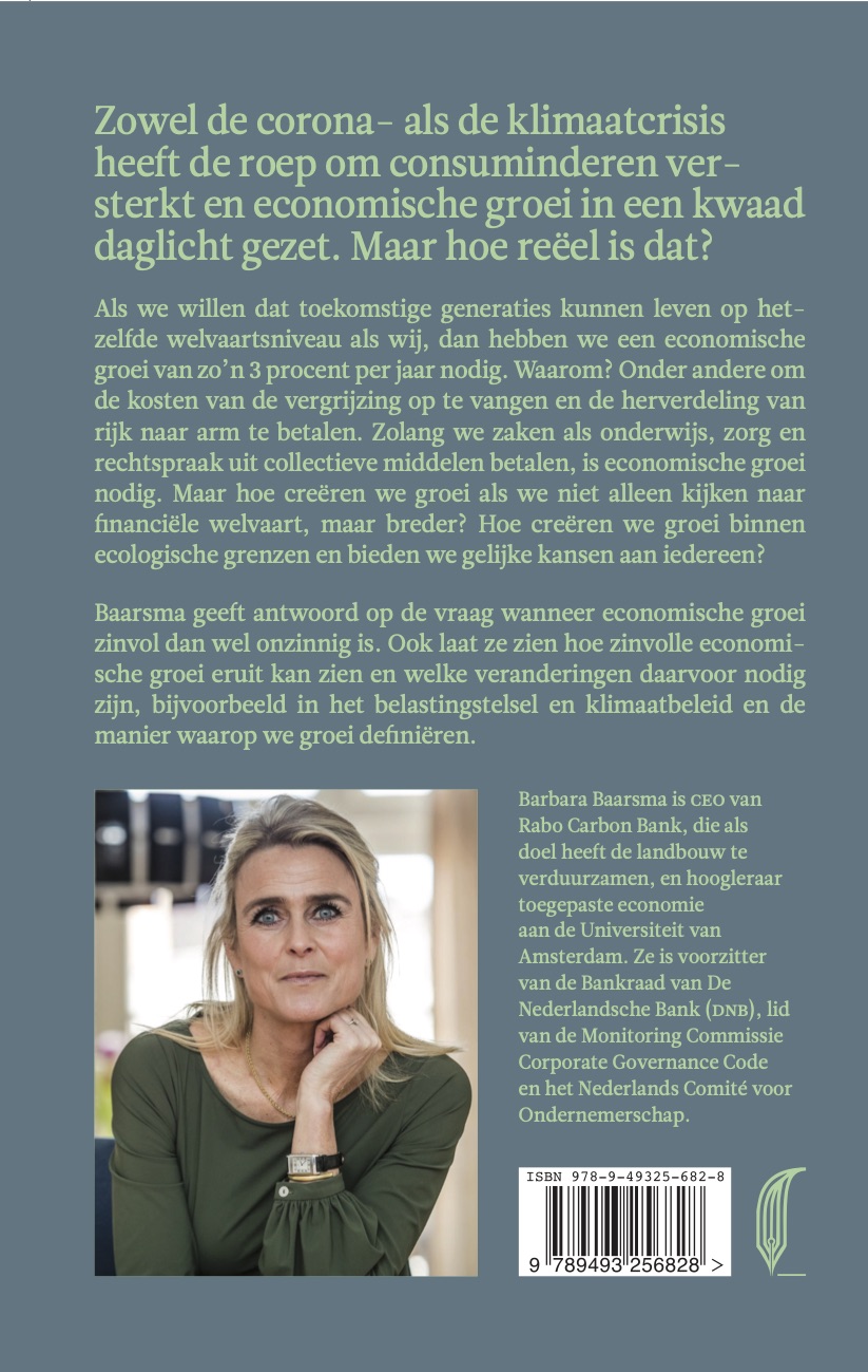Achterkant van Groene groei