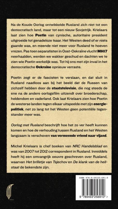 Achterkant van Oorlog met Rusland