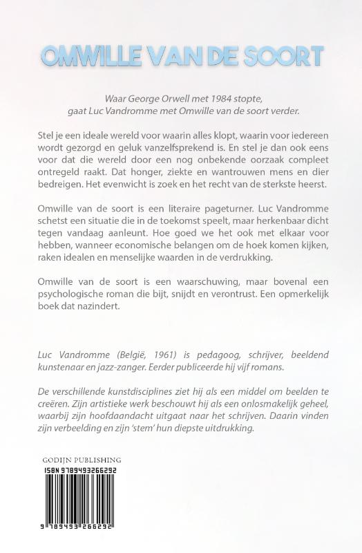 Achterkant van Omwille van de soort