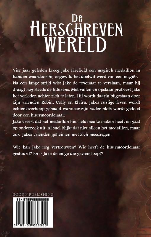 Achterkant van De jacht op het medaillon