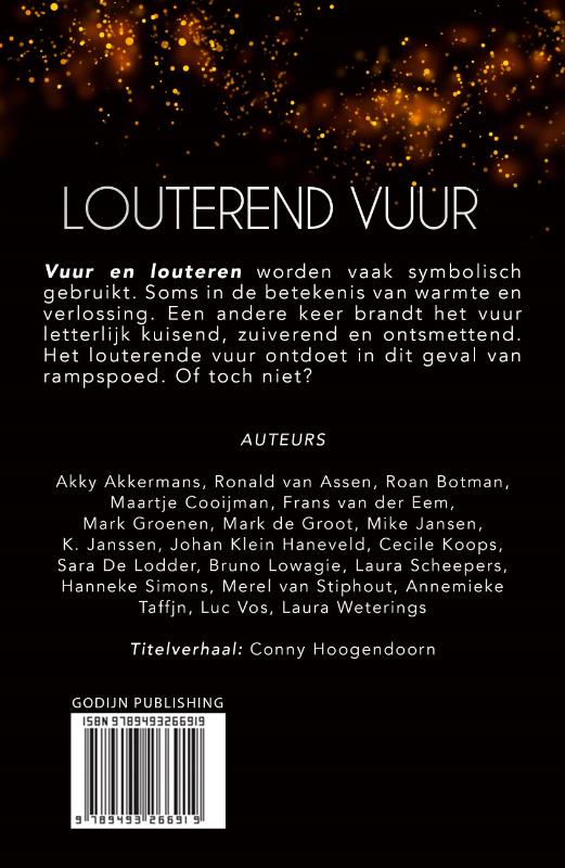 Achterkant van Louterend vuur