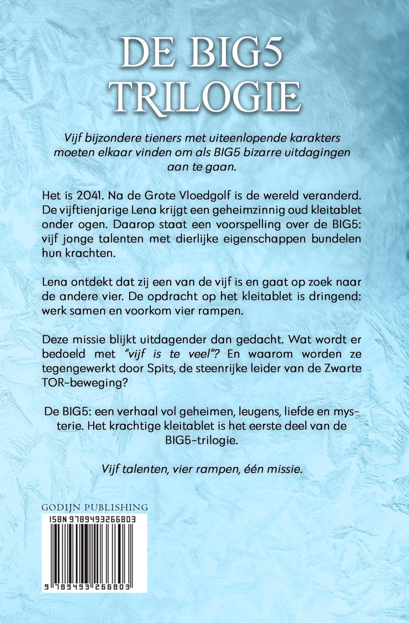 Achterkant van Het krachtige kleitablet