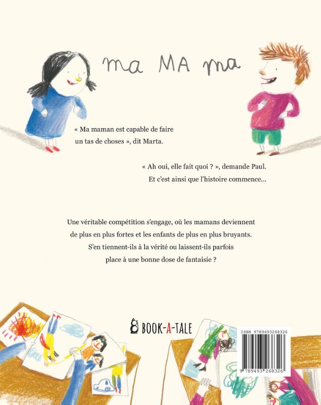 Achterkant van Ma maman est une super-héroïne
