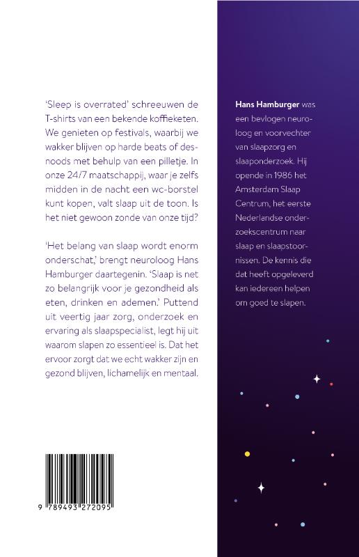 Achterkant van Slaap je wakker en gezond