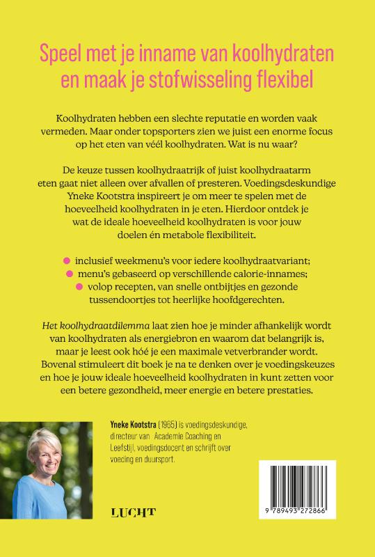 Achterkant van Het koolhydraatdilemma