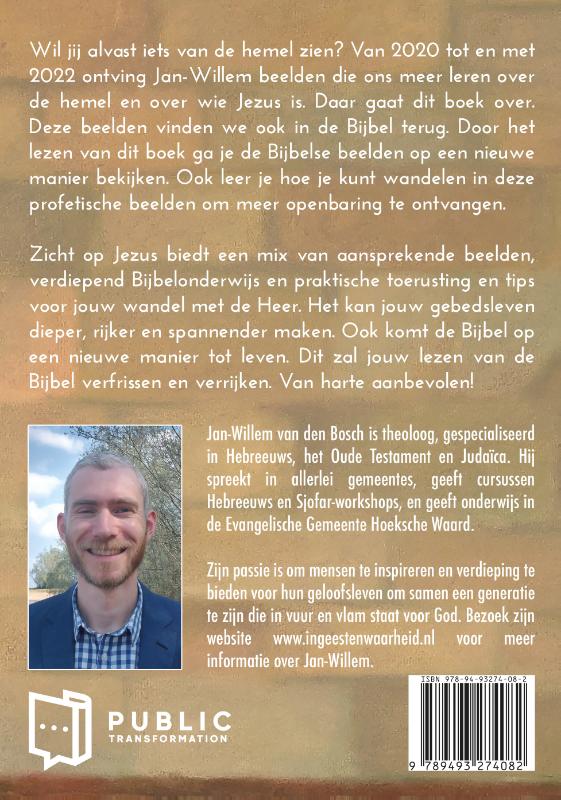 Achterkant van Zicht op Jezus
