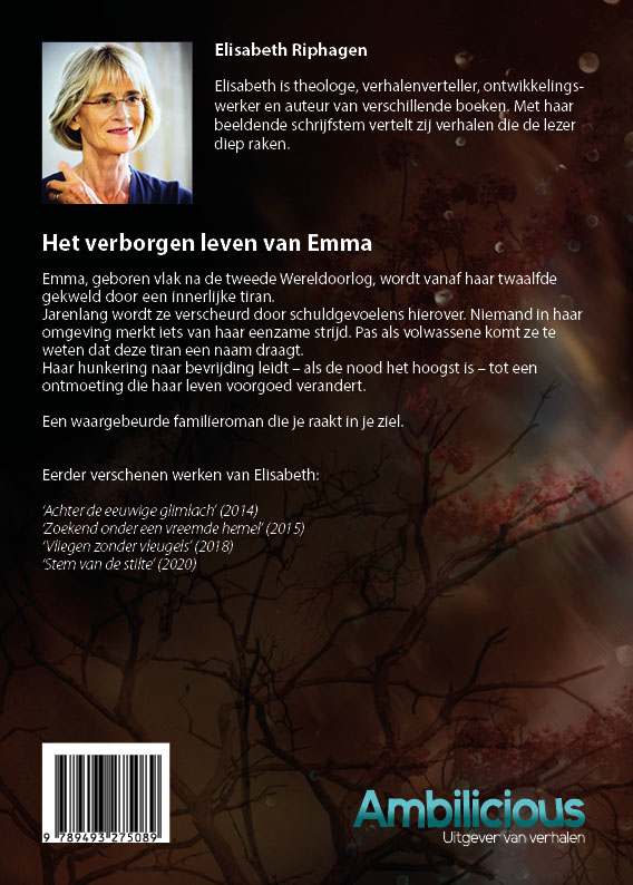 Achterkant van Het verborgen leven van Emma